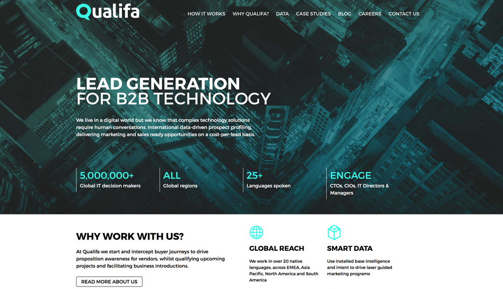 Website design for Qualifa
